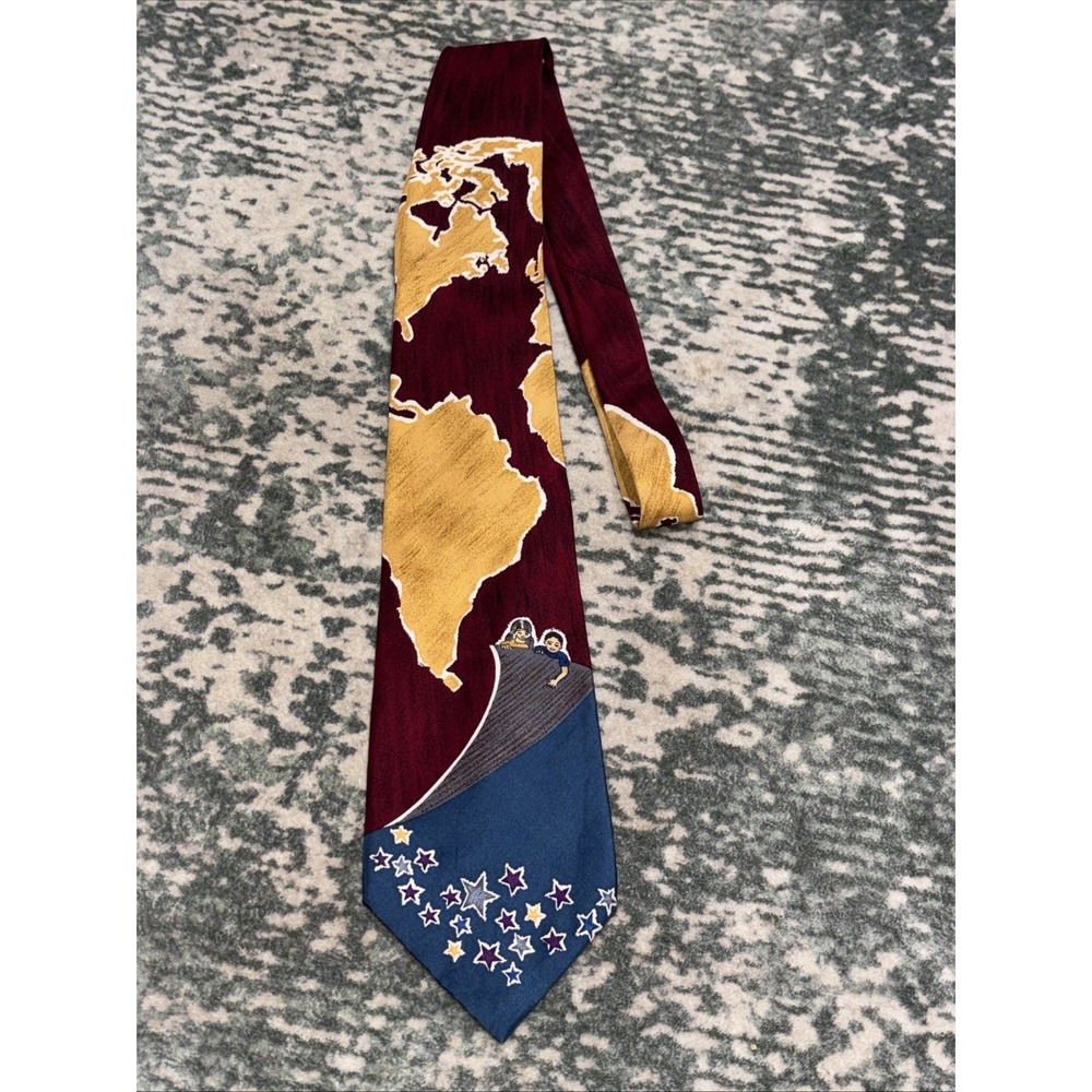 Vintage Save The Children Men's Necktie Tomorrow Belongs To Today's Children USA